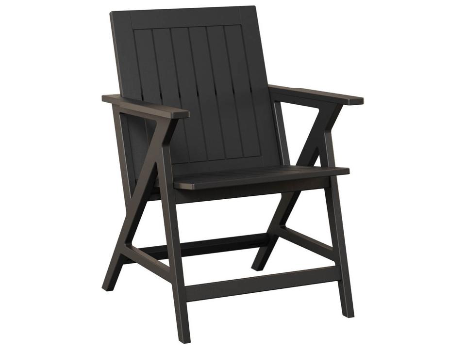 Kinsley Outdoor Dining Arm Chair in Recycled Marine Grade Poly