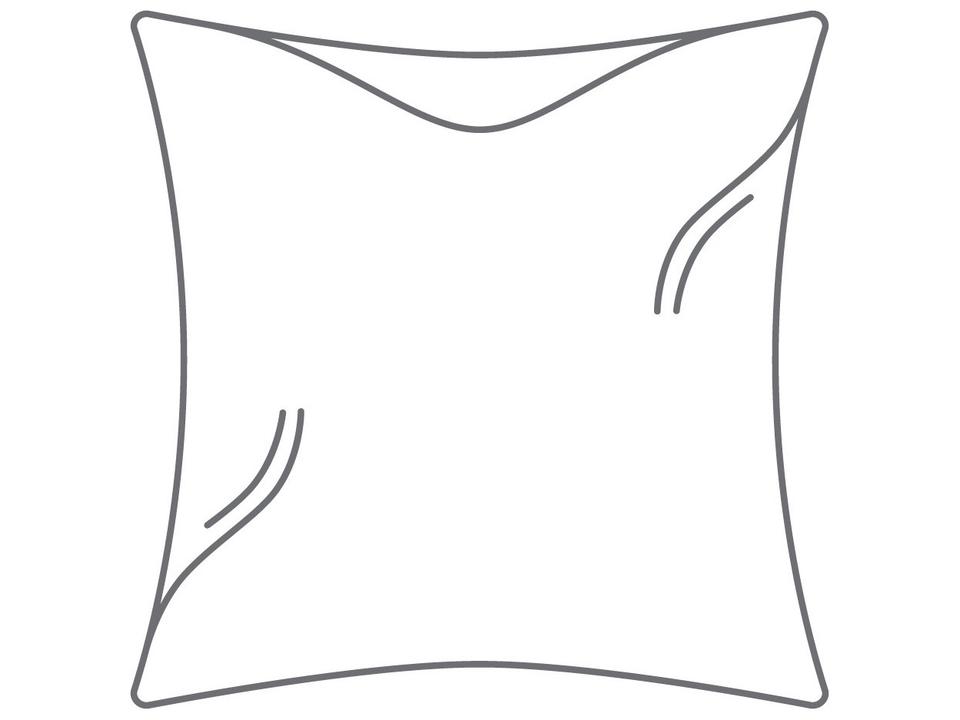 Lily Hive 20-Inch Square Fitted Down Feather Throw Pillow
