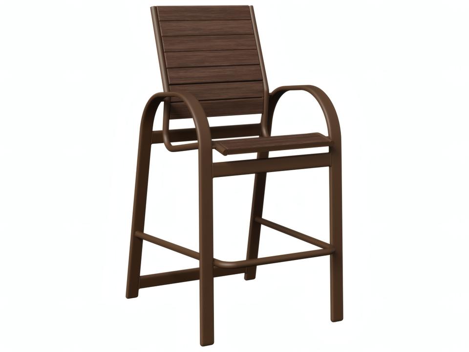 Murphy 24-Inch Aluminum Poly Bar Chair