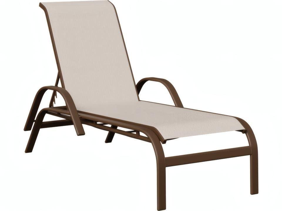Murphy Regular Sling Chaise Lounge with Arms
