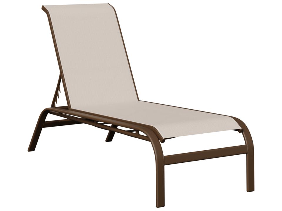 Murphy Aluminum Padded Sling Chaise Lounge