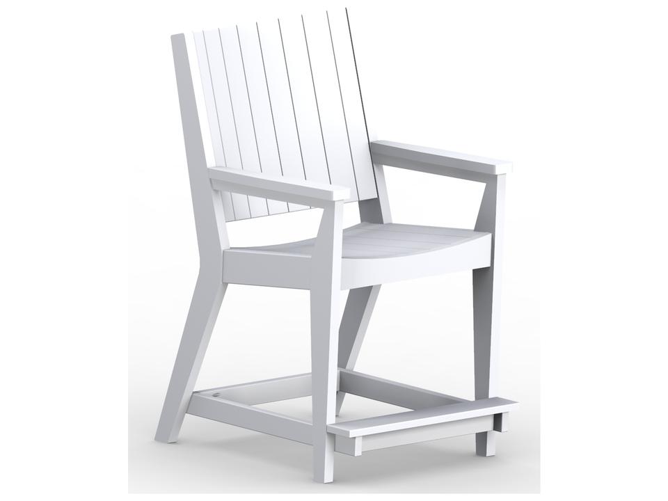 Mayhew Poly Lumber Outdoor Chat Counter Chair