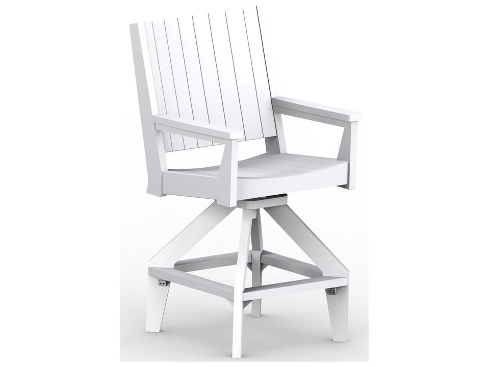 Mayhew Recycled Plastic Chat Swivel Bar Chair