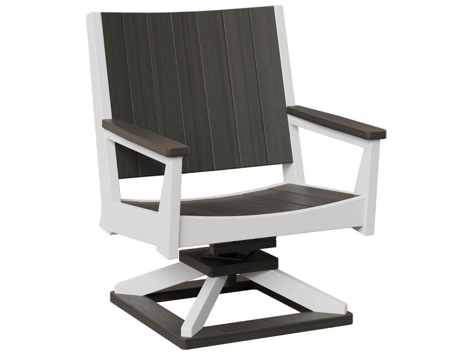 Mayhew Recycled Plastic Swivel Rocker Lounge Chair