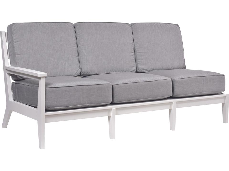 Mayhew Recycled Plastic Right Arm Outdoor Patio Sofa