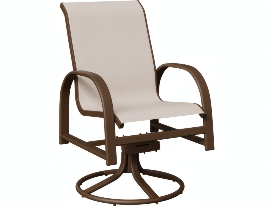 Murphy Sling Swivel Rocker Dining Armchair