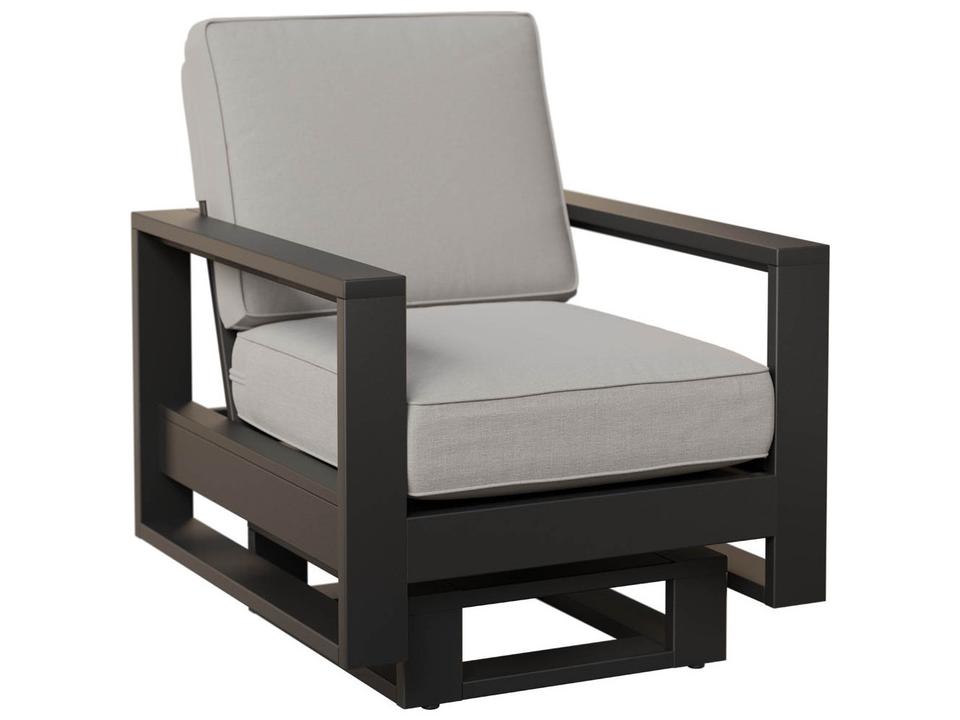 Nordic High-Back Recycled Plastic Rocker Lounge Chair