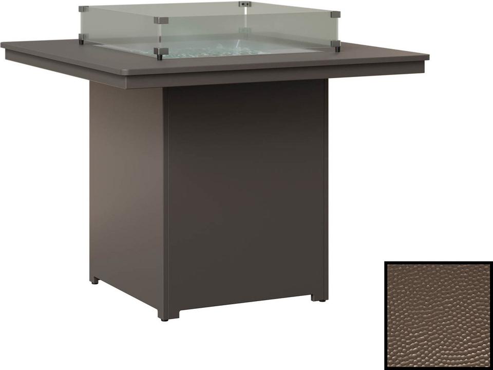 Numa 47-Inch Square Counter Height Fire Table with Standard Top