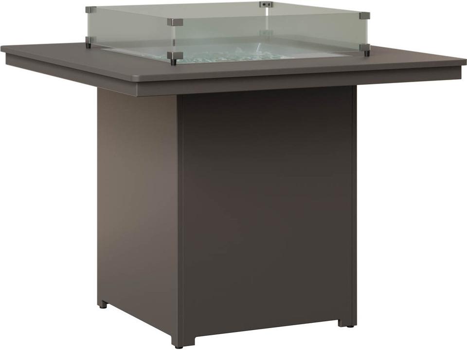 Numa 47-Inch Square Bar Height Fire Table with Standard Top