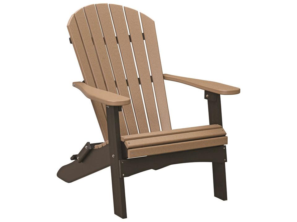 Comfo-Back Folding Adirondack Chair HDPE Poly Lumber