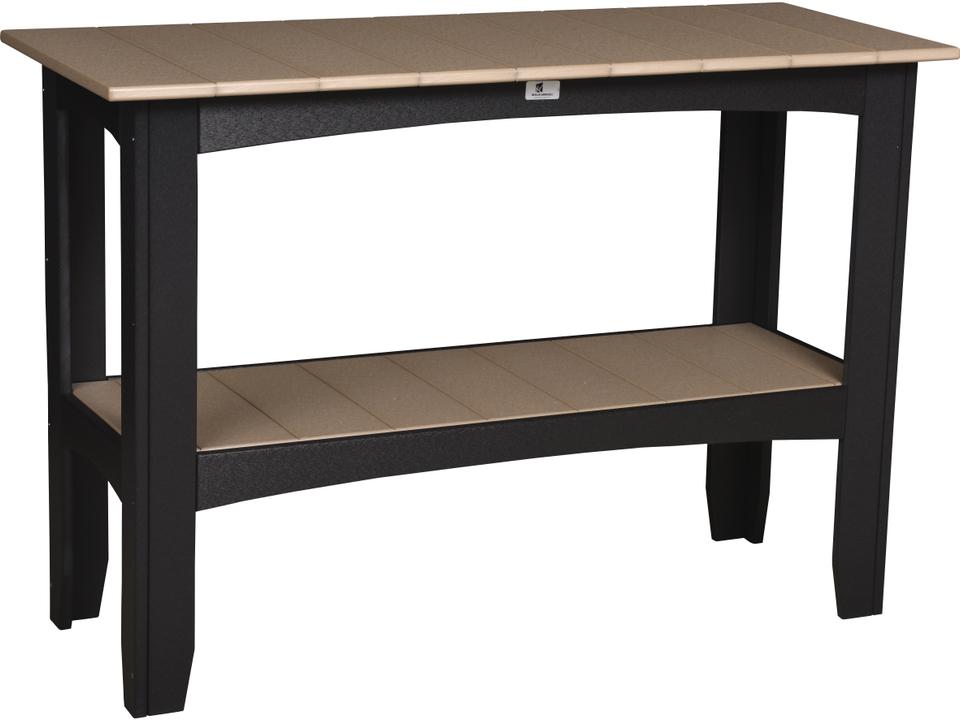 50-Inch Rectangular HDPE Poly Lumber Buffet Table