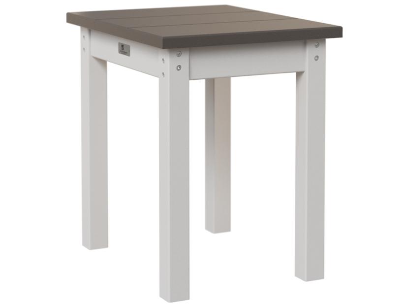 Accessories Recycled Plastic Rectangular Outdoor Patio End Table