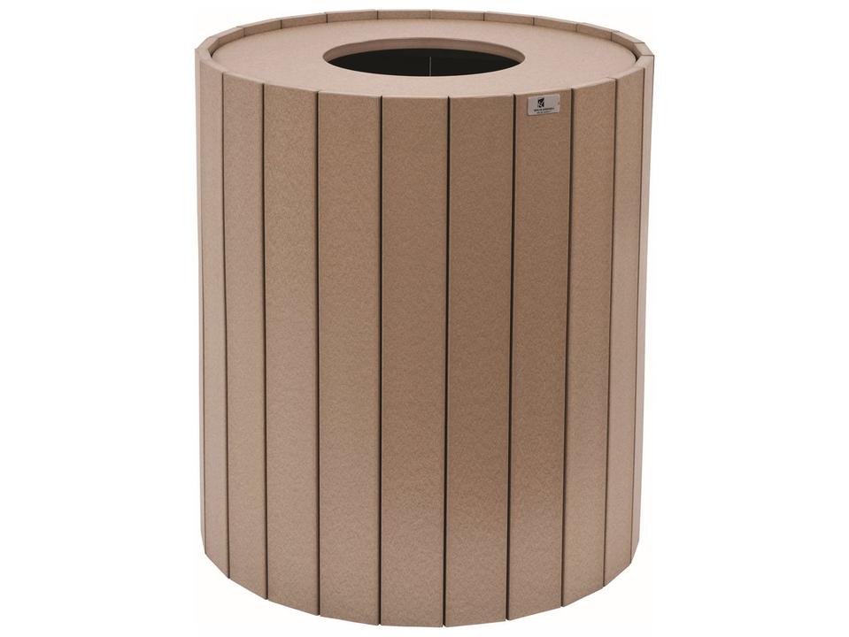 Accessories Recycled Plastic Round Trash Can