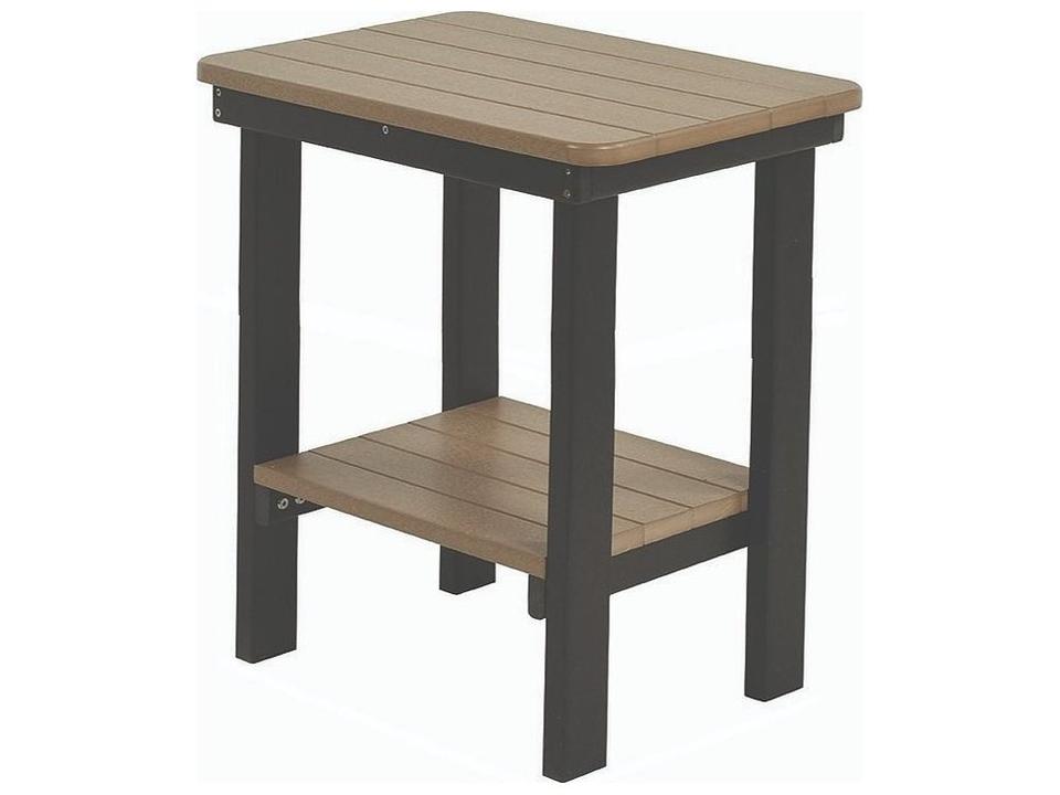 Rectangular Counter Height End Table in Poly Lumber
