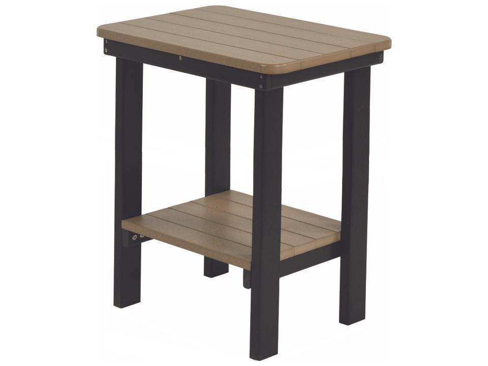 Rectangular Bar Height End Table in Poly Lumber