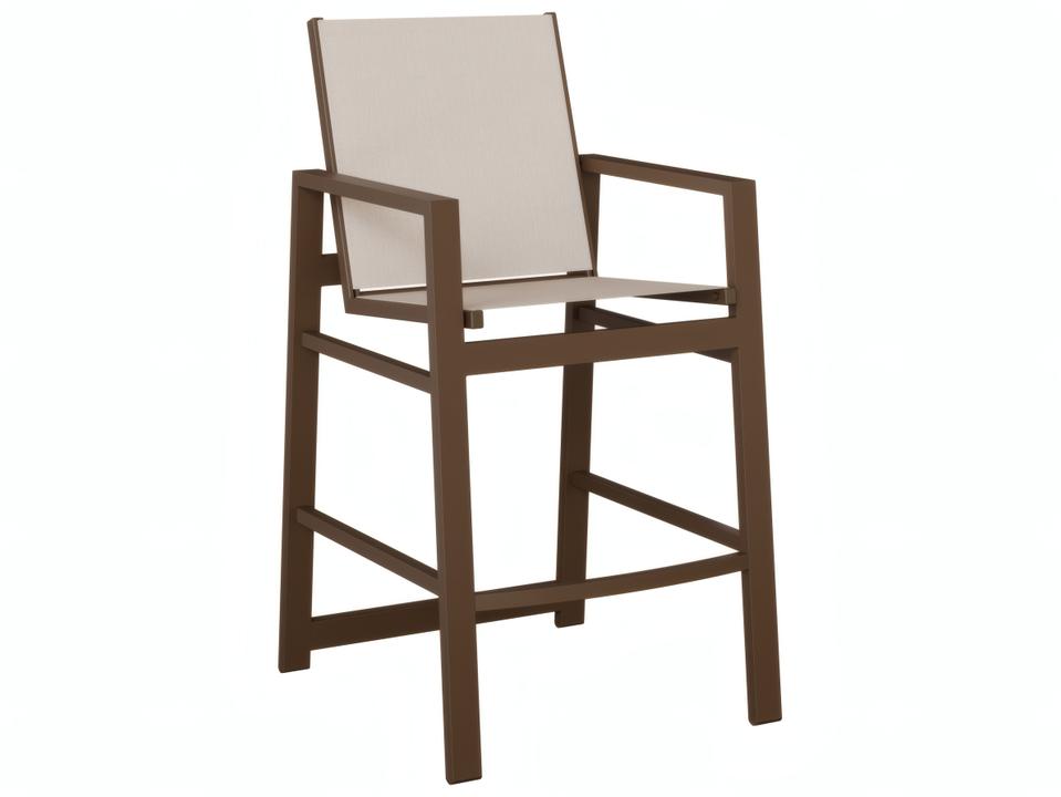 Vida Aluminum and Poly Sling Bar Chair