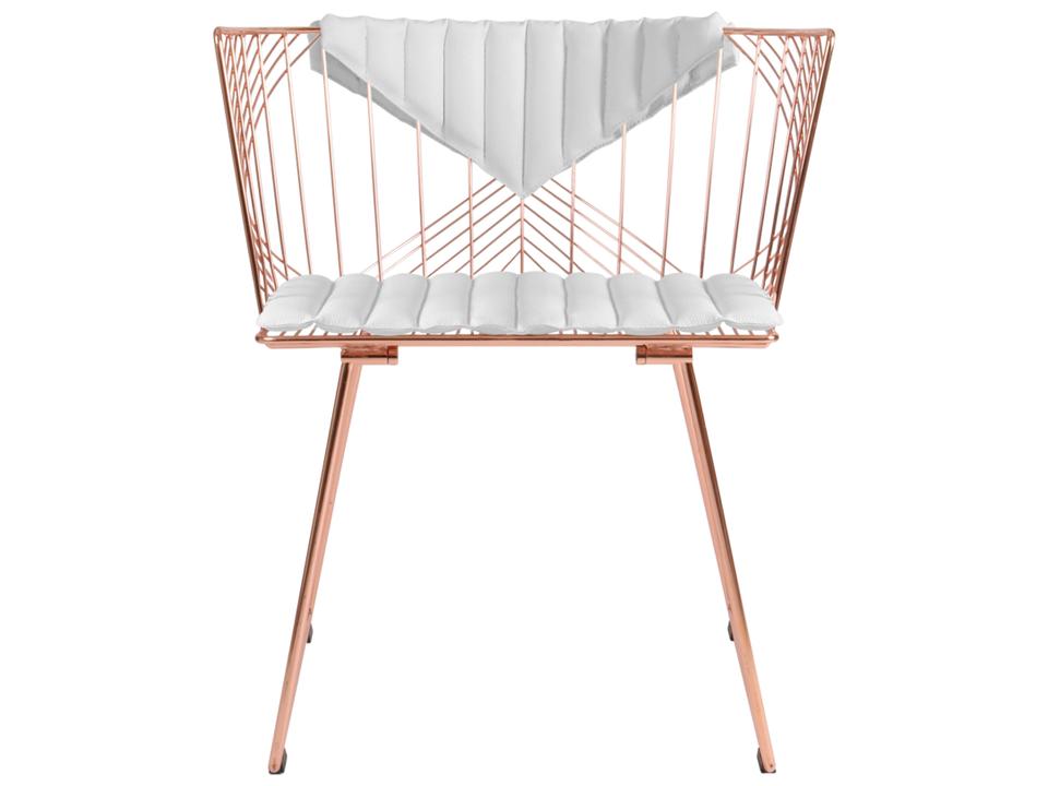 Captain Bikini Vinyl White Chair Pad for Captain Chair