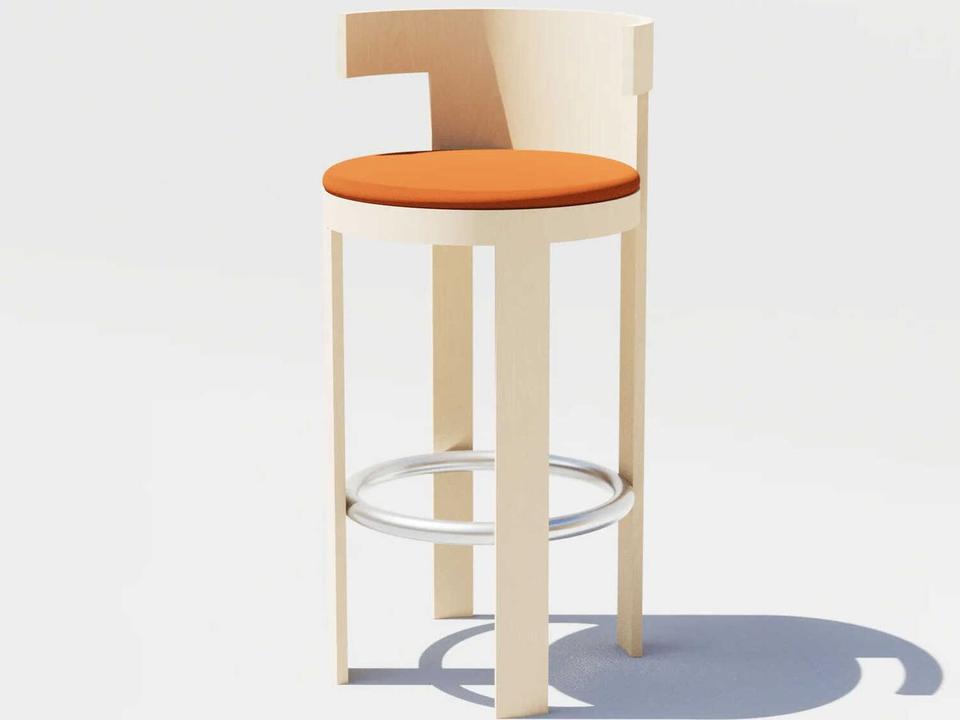 Gloria Upholstered Bar Stool