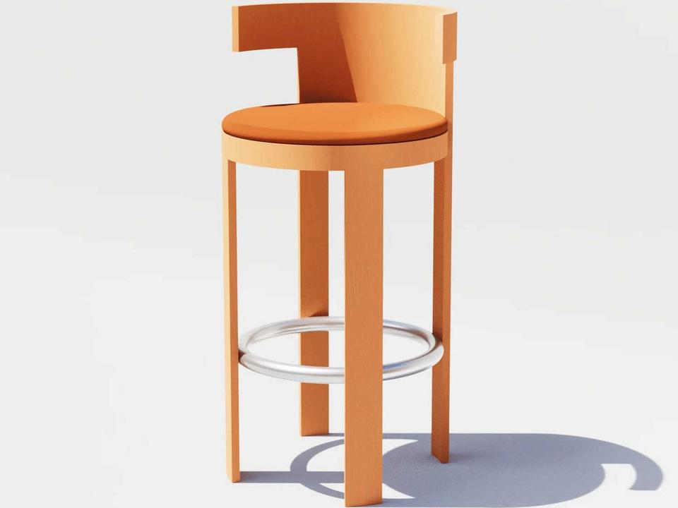 Gloria Upholstered Bar Stool