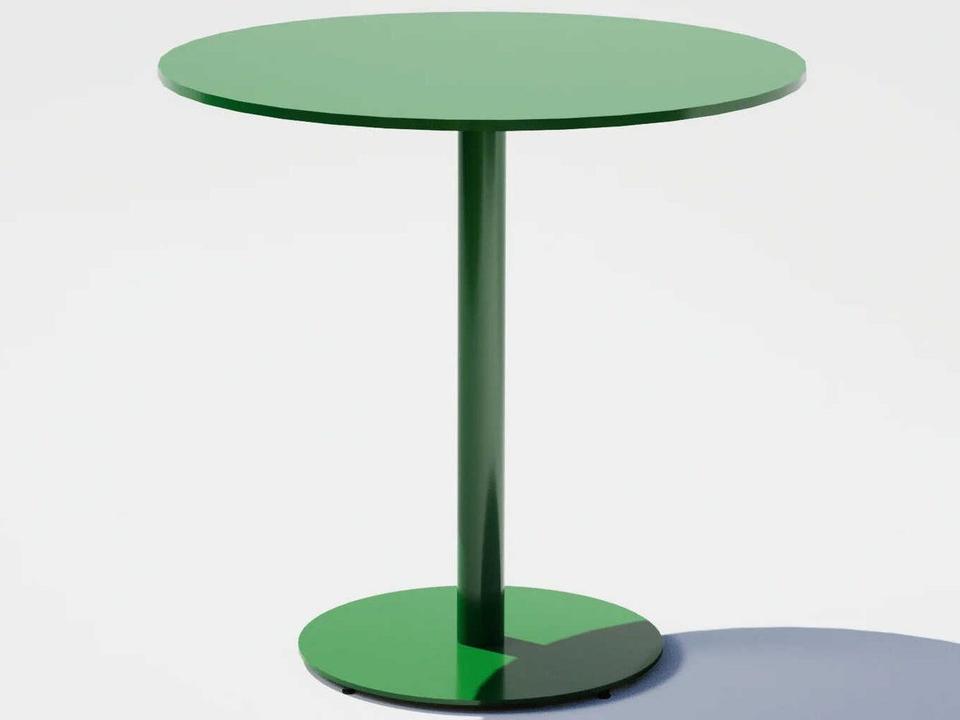 Pedestal Aluminum Round Dining Table