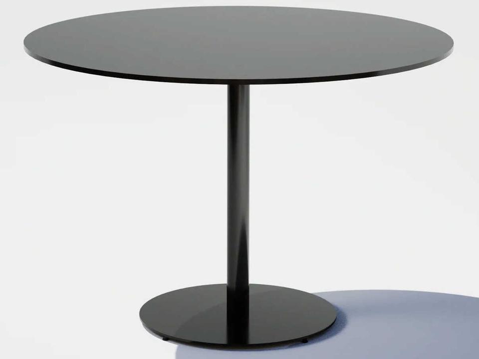 Pedestal Aluminum Round Dining Table