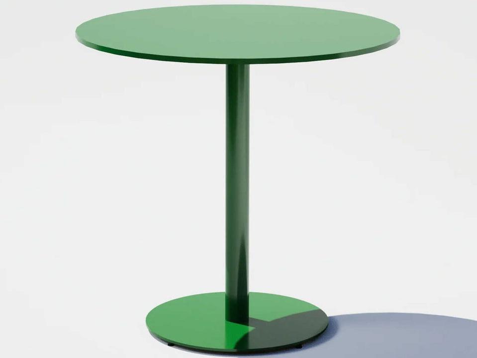 Pedestal Aluminum Round Dining Table