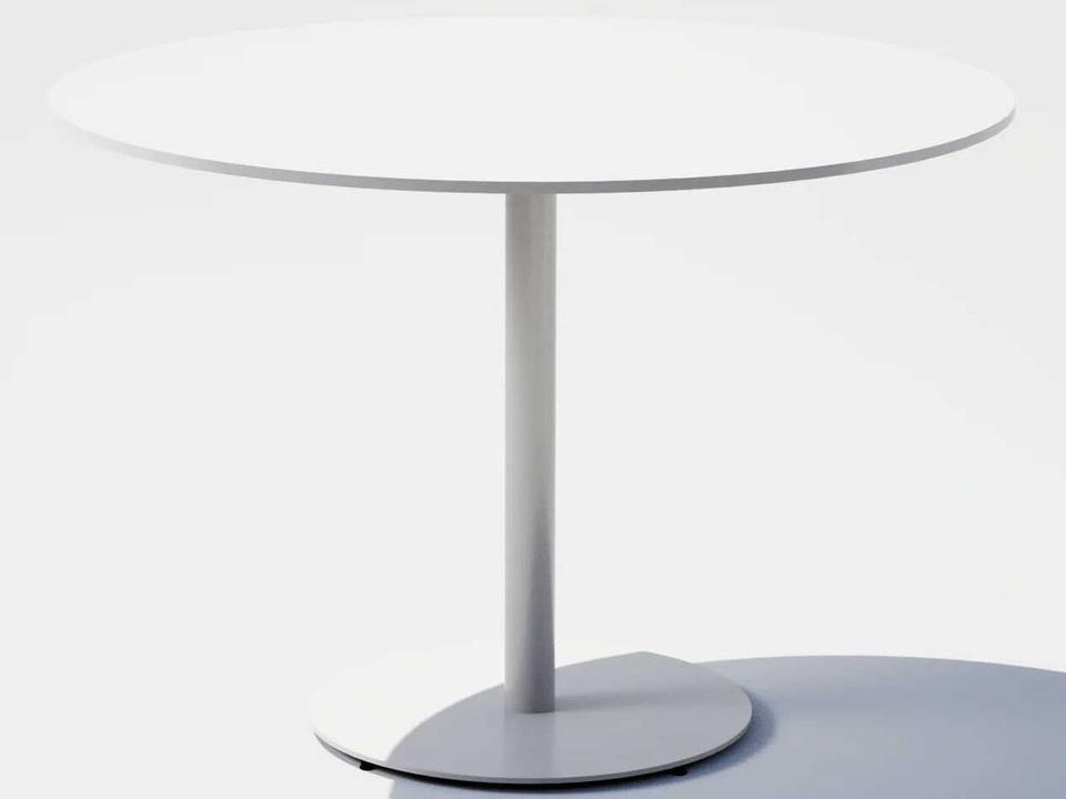Pedestal Aluminum Round Dining Table