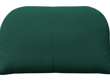 Arc Throw Pillow with Sunbrella Fabric in Forest Green