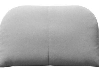 Arc Throw Pillow with Sunbrella Fabric in Granite