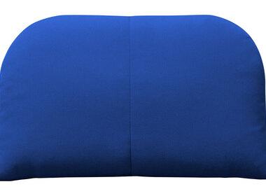 Arc Throw Pillow in True Blue