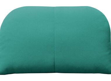 Arc Throw Pillow with Sunbrella Fabric in Teal