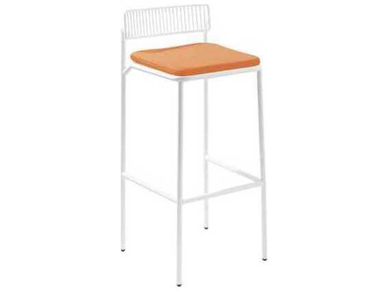 Rachel Bar Seat Pad in Melon Sunbrella
