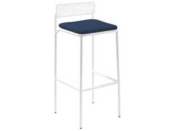 Rachel Navy Sunbrella Bar Stool Seat Pad