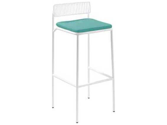 Rachel Bar Seat Pad in Teal Sunbrella Fabric