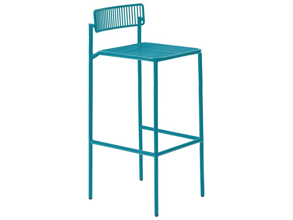 Rachel Galvanized Iron Bar Stool in Peacock