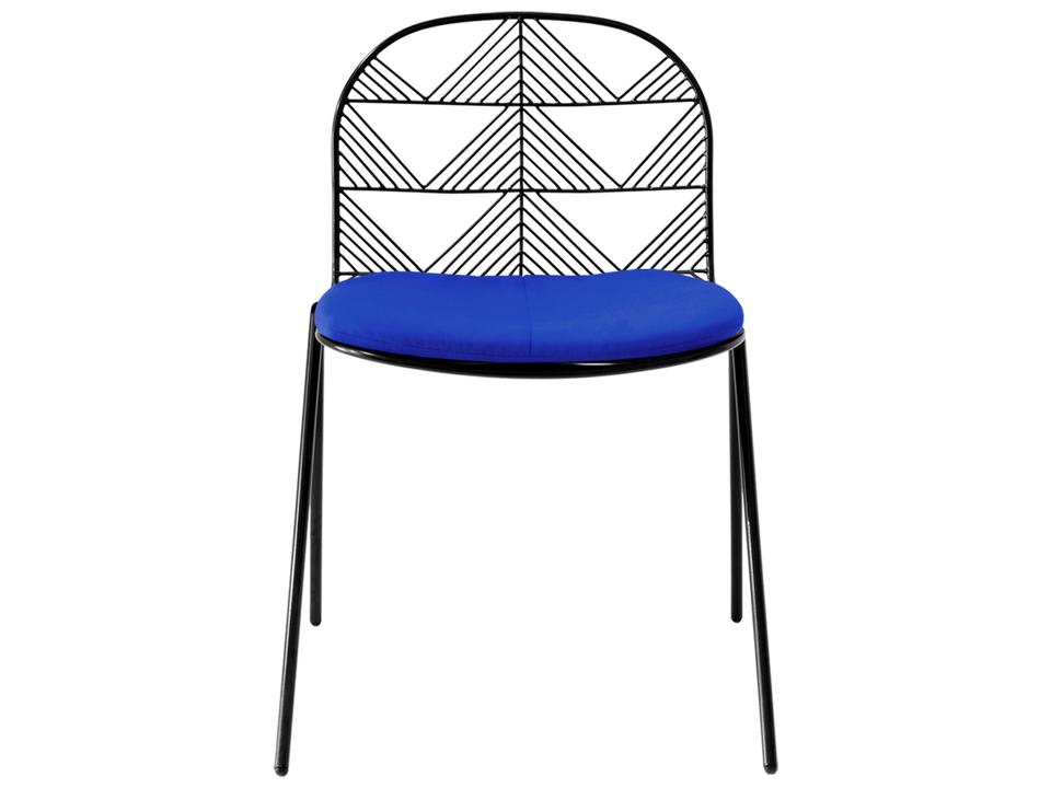 Betty True Blue Sunbrella Fabric Seat Pad