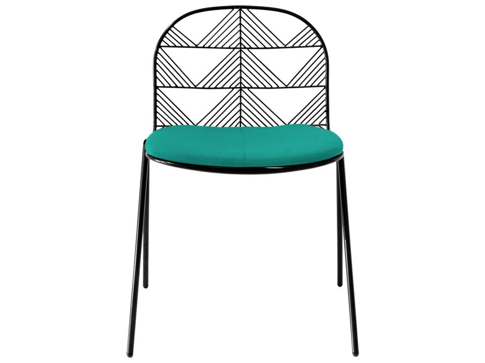 Betty Sunbrella Seat Pad in Teal