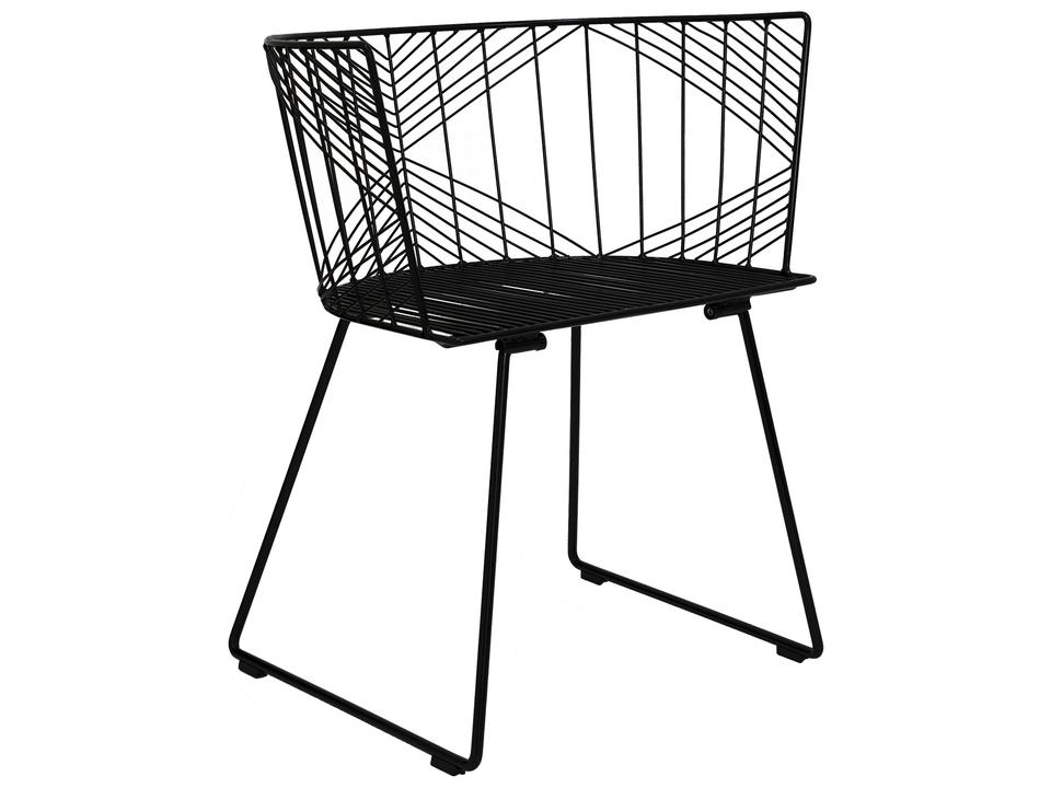 Bend Goods Captain Indoor Outdoor Dining Armchair in Black