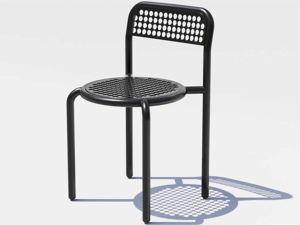 Coffee House Aluminum Metal Dining Chair