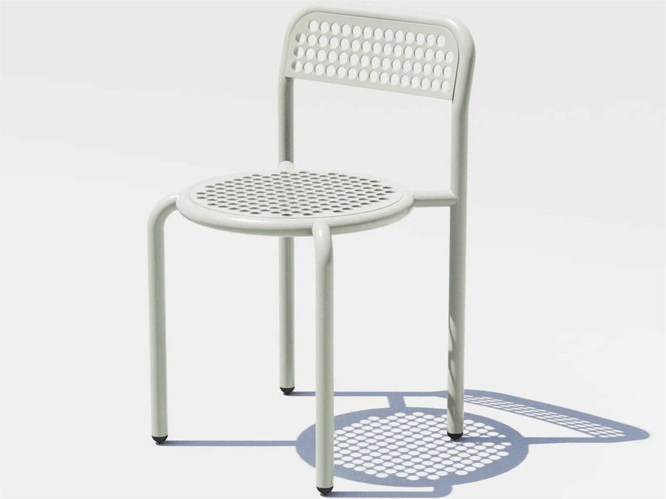 Coffee House Aluminum Metal Dining Chair