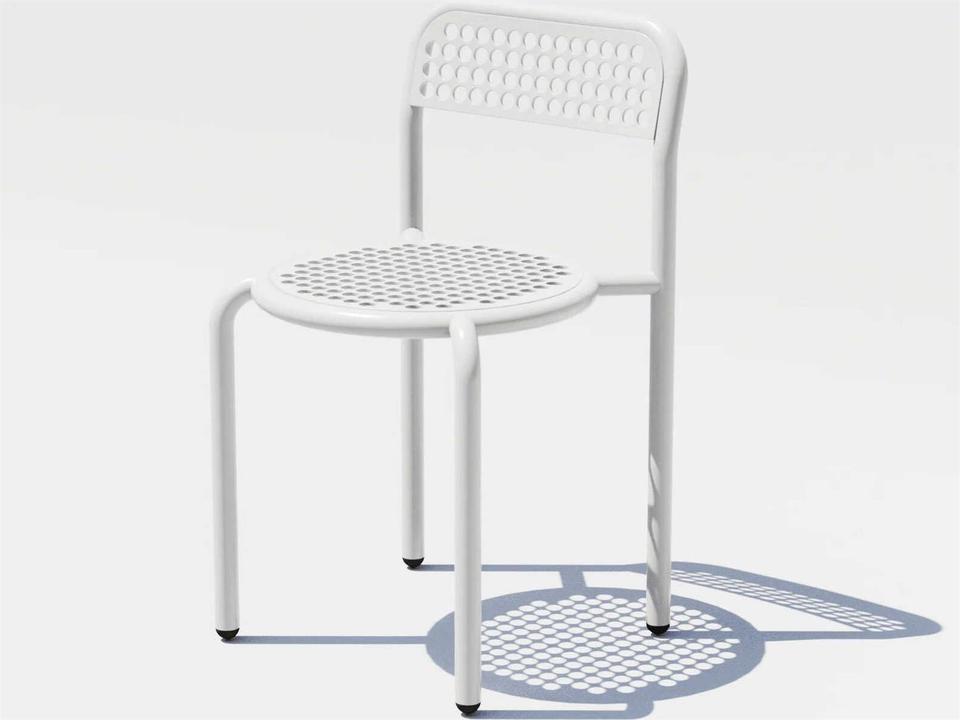 Coffee House Aluminum Metal Dining Chair