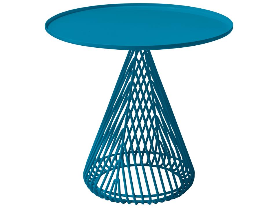 Cono Round End Table in Powder-Coated Galvanized Iron