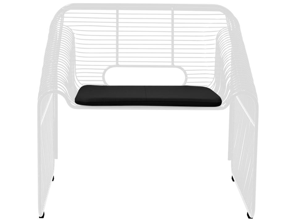 Hot Seat 18-Inch Sunbrella Outdoor Seat Pad in Black
