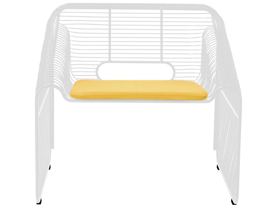 Hot Seat Pad Sunbrella Outdoor Fabric in Yellow
