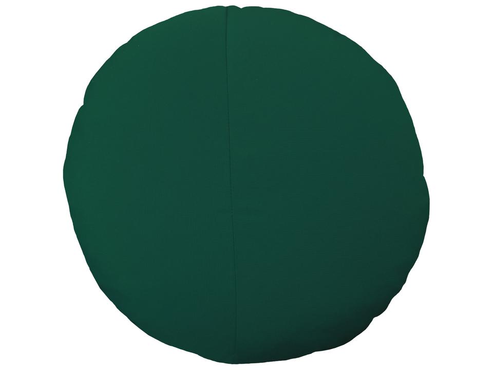 15-Inch Round Sunbrella Throw Pillow in Forest Green