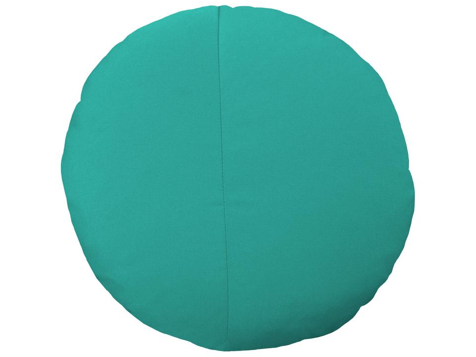 Teal 15'' Round Throw Pillow