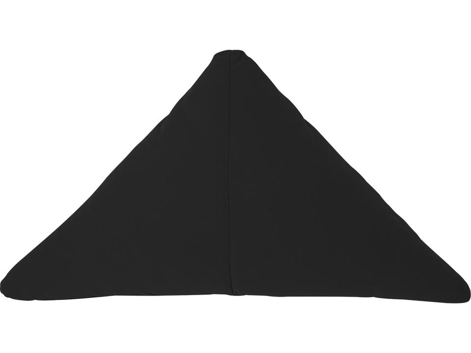 26-Inch Triangle Throw Pillow in Black