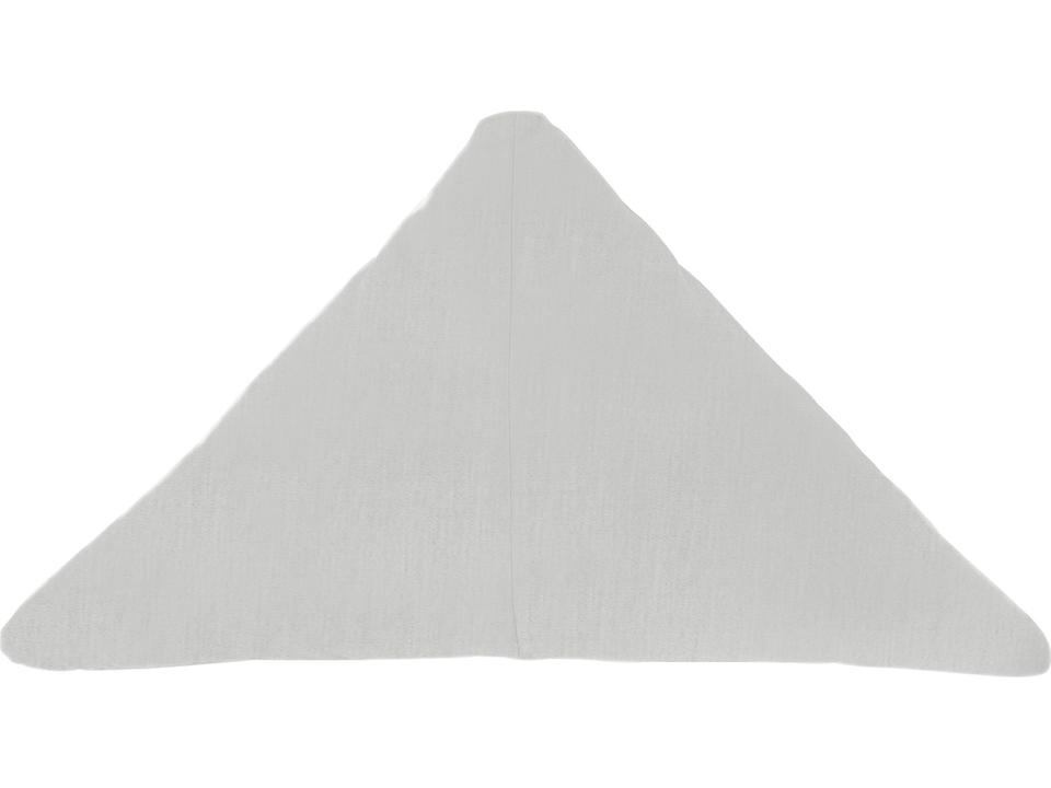 26-Inch Triangle Throw Pillow in Granite Sunbrella