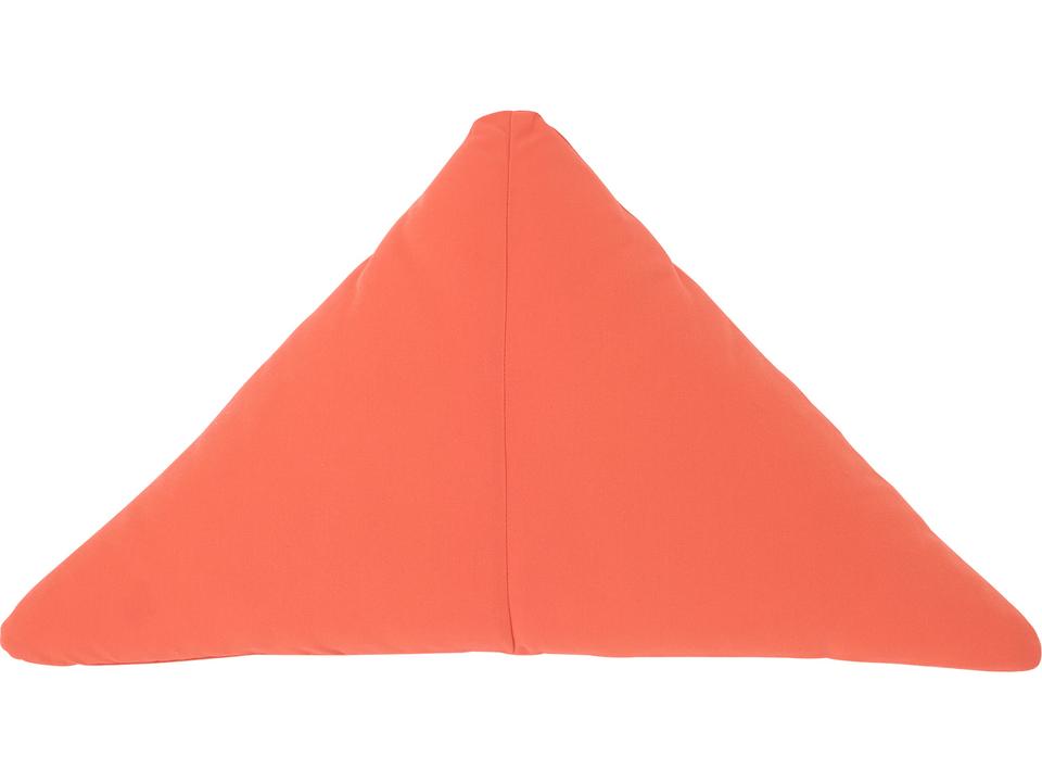 26-Inch Triangle Throw Pillow in Melon Sunbrella