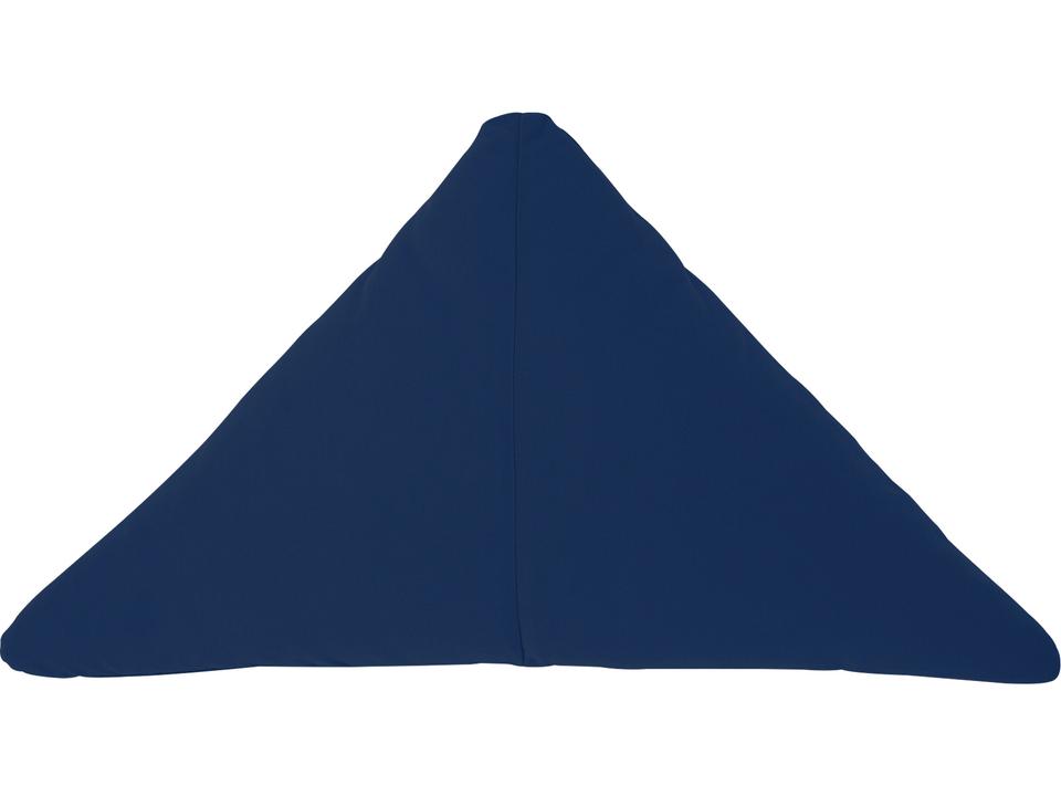 26-Inch Triangle Throw Pillow in Navy Sunbrella Fabric